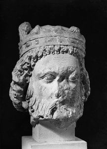 Hoofd van Clothar I, Koning van de Franken, genaamd de Oude