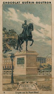 Hendrik IV, 1553-1610, Opgericht op de Pont-Neuf