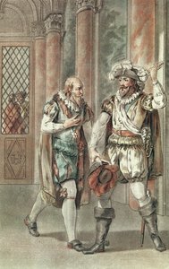 Hendrik IV in gesprek met Sully