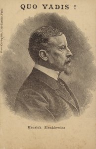 Henryk Sienkiewicz (1846-1916), Pools journalist en romanschrijver (litho)