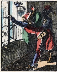 Geschiedenis van Dr. Pulcinella (Polichinelle). Houtsnede van Imaging Pellerin - Epinal, eind 19e eeuw