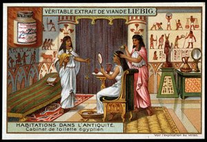 Huizen in de oudheid: Egyptische badkamer