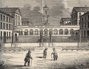 Hospice de la reconnaissance in Garches - Hauts-de-Seine - gravure in 
