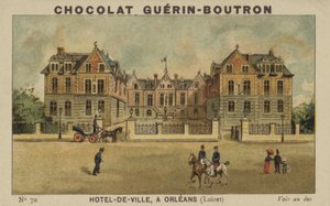 Stadhuis, in Orleans, Loiret door French School