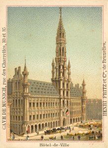Stadhuis, Grote Markt, Brussel door French School