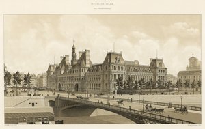 Hôtel de Ville, in aanbouw