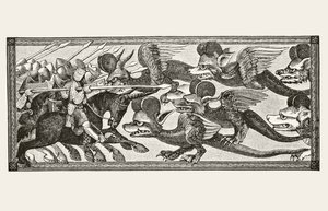 Hoe Alexander de draken bevocht met schapenshorens op hun voorhoofden, uit 