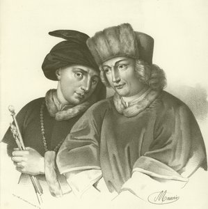 Hubert (1366-1426) en Jan van Eyck (1370-1441), Vlaamse kunstenaars door French School
