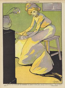 Illustratie voor Le Rire (kleurenlitho)