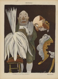Illustratie voor Le Rire (kleurenlitho)