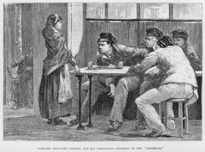 Illustratie voor De Assommoir, Een Realistische Roman, door Emile Zola