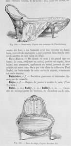 Illustraties van een demi-bain en een bain de siege, 18e eeuw door French School