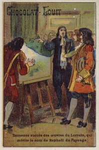 Enorm succes van de werken van Le Lorrain, waardoor hij de bijnaam Raphael van het landschap kreeg door French School