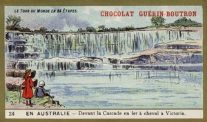 Voor de Horseshoe Falls, Victoria, Australië door French School