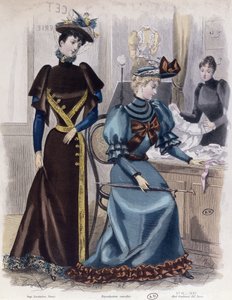 In de Lingeriewinkel, 1892