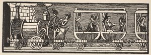 Inhuldiging van de spoorlijn tussen Parijs en Orleans, 3 mei 1843, kopie door Boris Mestchersky (d.1957) illustratie uit Histoire de la Nation Francaise, Sciences, Volumes I & II, door Gabriel Hanotaux (1853-1944), 1924