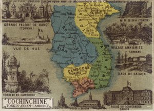Indochina door French School