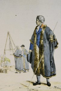 Inspecteur van Gewichten en Maten in Polen, ca. 1817 door French School