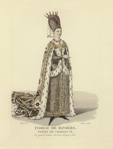 Isabeau van Beieren, vrouw van koning Karel VI van Frankrijk