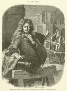 Jean-Balthasar Keller, gieter (gravure) door French School