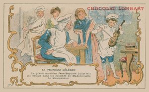 Jean-Baptiste Lully, 17e eeuwse Franse componist, als kind door French School