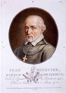 Jean Hennuyer, Bisschop van Lisieux, uit Portraits des grands hommes, femmes illustres, et sujets memorables de France, gepubliceerd 1787-92