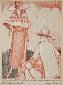 Jeanne Lanvin en etc uit een Collectie van Modeplaten