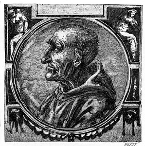 Jerome Savonarola (gravure) door French School