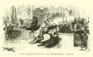 Tornooi tussen Hendrik II en Montgomery door French School