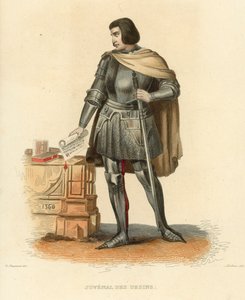 Juvenal des Ursins (gekleurde gravure)