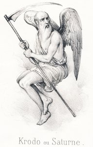 K Krodo of Saturnus: Zoon van Uranus en Tita door French School