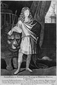 Koning Karel XII (1682-1718) van Zweden, eind 17e eeuw