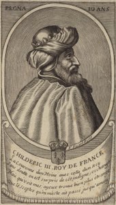 Koning Childerik III van de Franken