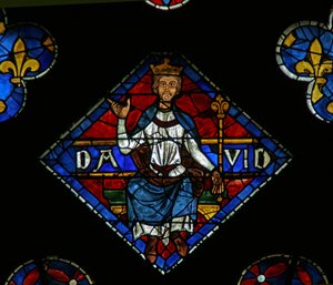 Koning David door French School