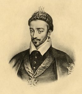 Koning Hendrik III (1551-89) van Frankrijk door French School