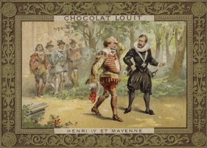 Koning Hendrik IV van Frankrijk en Karel van Lotharingen, Hertog van Mayenne