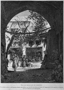 Koranschool in de schoenmakersbazaar, uit La Terre Sainte van Victor Guerin, 1884 door French School