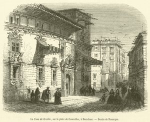 Het Huis van Gralla, op het Courcellesplein, in Barcelona door French School