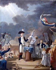 La Fayette legt de eed af op Federatiedag 19 juli door French School