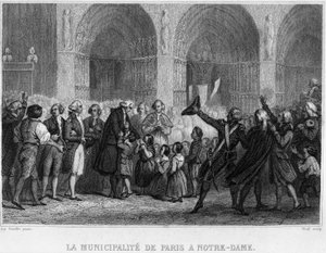 La Municipalité de Paris à Notre-Dame - in 