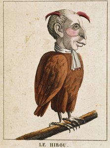 De uil in karikatuur, studie van karakter 