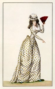 Damesjurk Etoile uit Journal de la Mode et du Gout, 1791