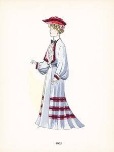 Damesmode, 1903 door French School