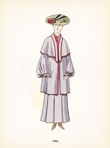Damesmode, 1904 door French School
