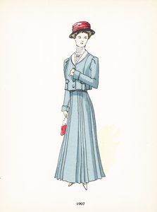 Damesmode, 1907