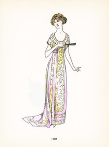 Damesmode, 1908 door French School