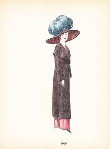 Damesmode, 1909 door French School