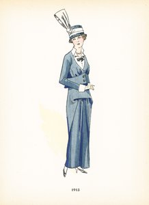 Damesmode, 1913