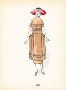 Damesmode, 1920 door French School