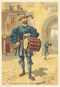 Lansquenets, Tambourine in 1512 (Huurlingen, voornamelijk Duits, in de 15e en 16e eeuw)